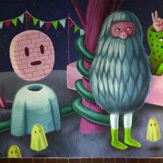 Nightfall – Wall Painting – Process