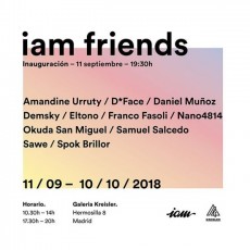 IAM Friends – Group Show in Madrid – 11/09 > 10/10/2018